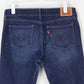 Womens LEVIS 711 Jeans Dark Blue | W29 L30