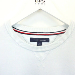 TOMMY HILFIGER 00s Knit Sweatshirt Multicolour | Large