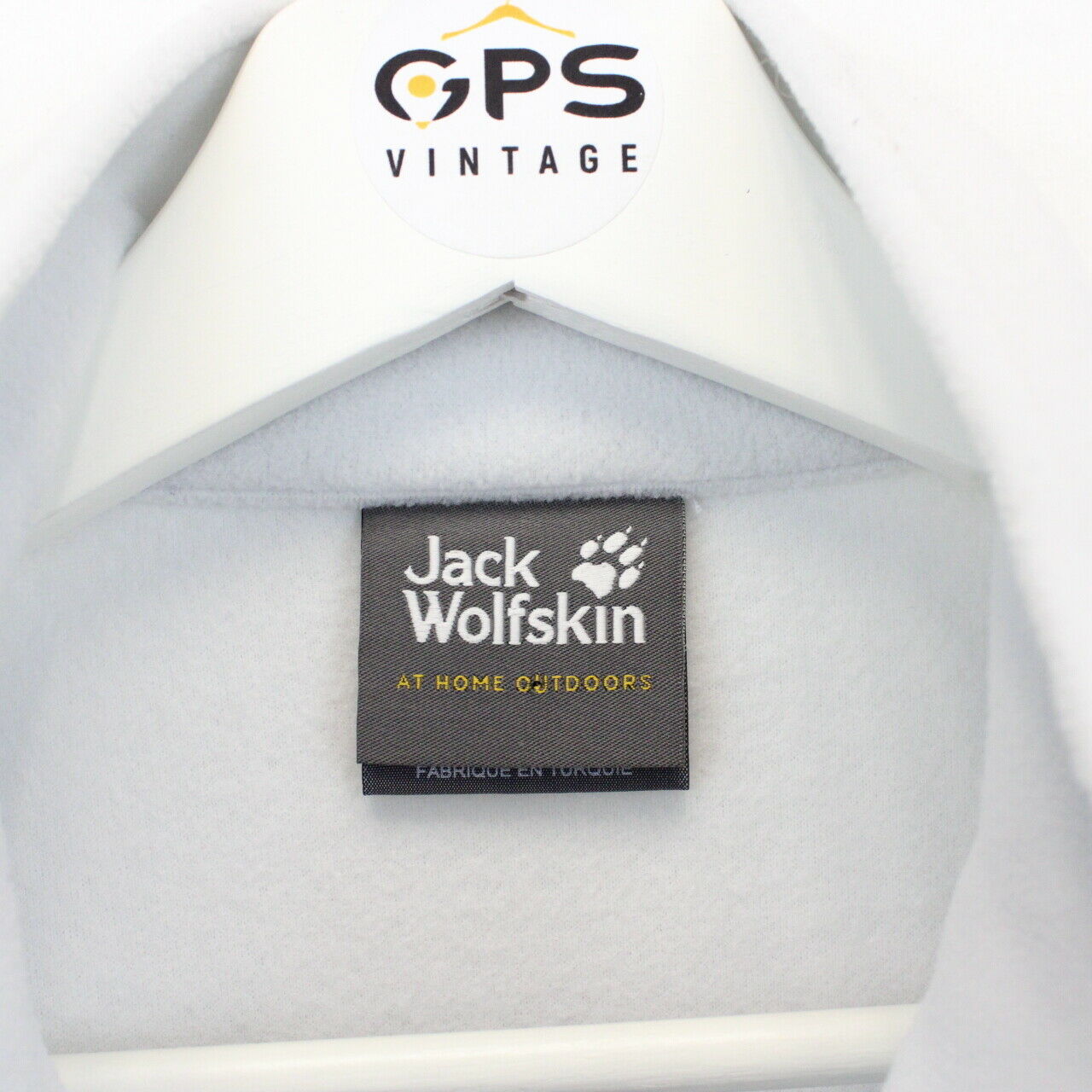 Womens JACK WOLFSKIN Fleece White | Large