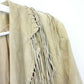 Womens 90s Suede Jacket Beige | Large
