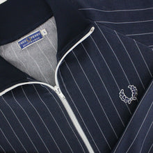 Load image into Gallery viewer, Mens FRED PERRY 90s Track Top Navy Blue | Large
