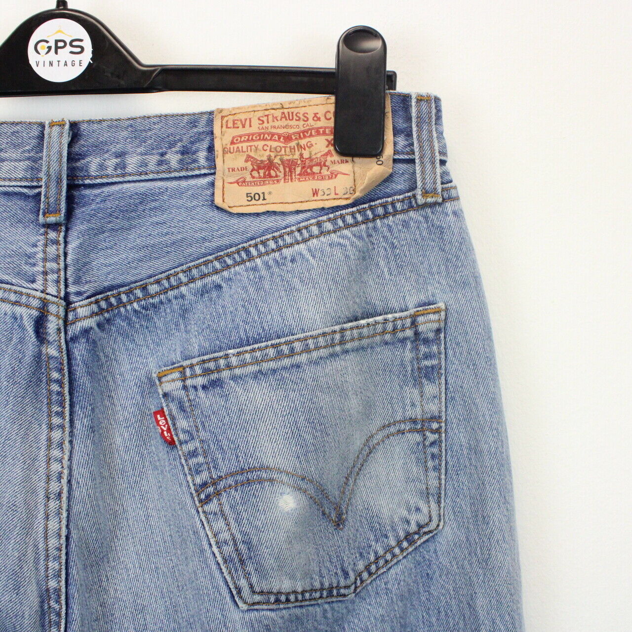 LEVIS 501 Jeans Light Blue | W33 L30