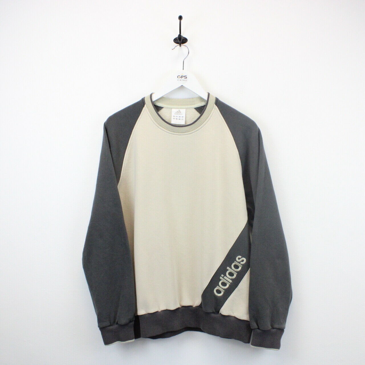 ADIDAS 00s Sweatshirt Beige | Medium