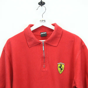 FERRARI 90s Polo Shirt Red | Large