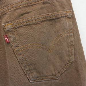 Womens LEVIS 501 Jeans Brown | W36 L32