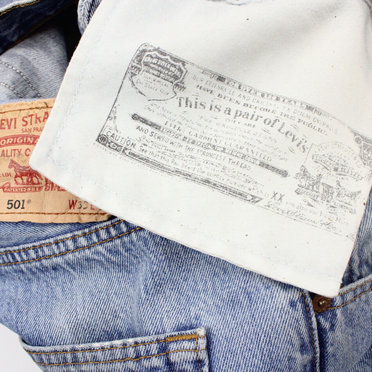 LEVIS 501 Jeans Light Blue | W33 L30
