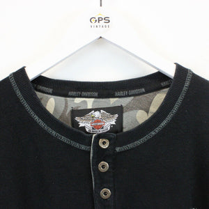 HARLEY DAVIDSON 00s Sweatshirt Black | XXL