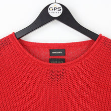 Load image into Gallery viewer, Mens DIESEL Knit Sweatshirt Red | Medium
