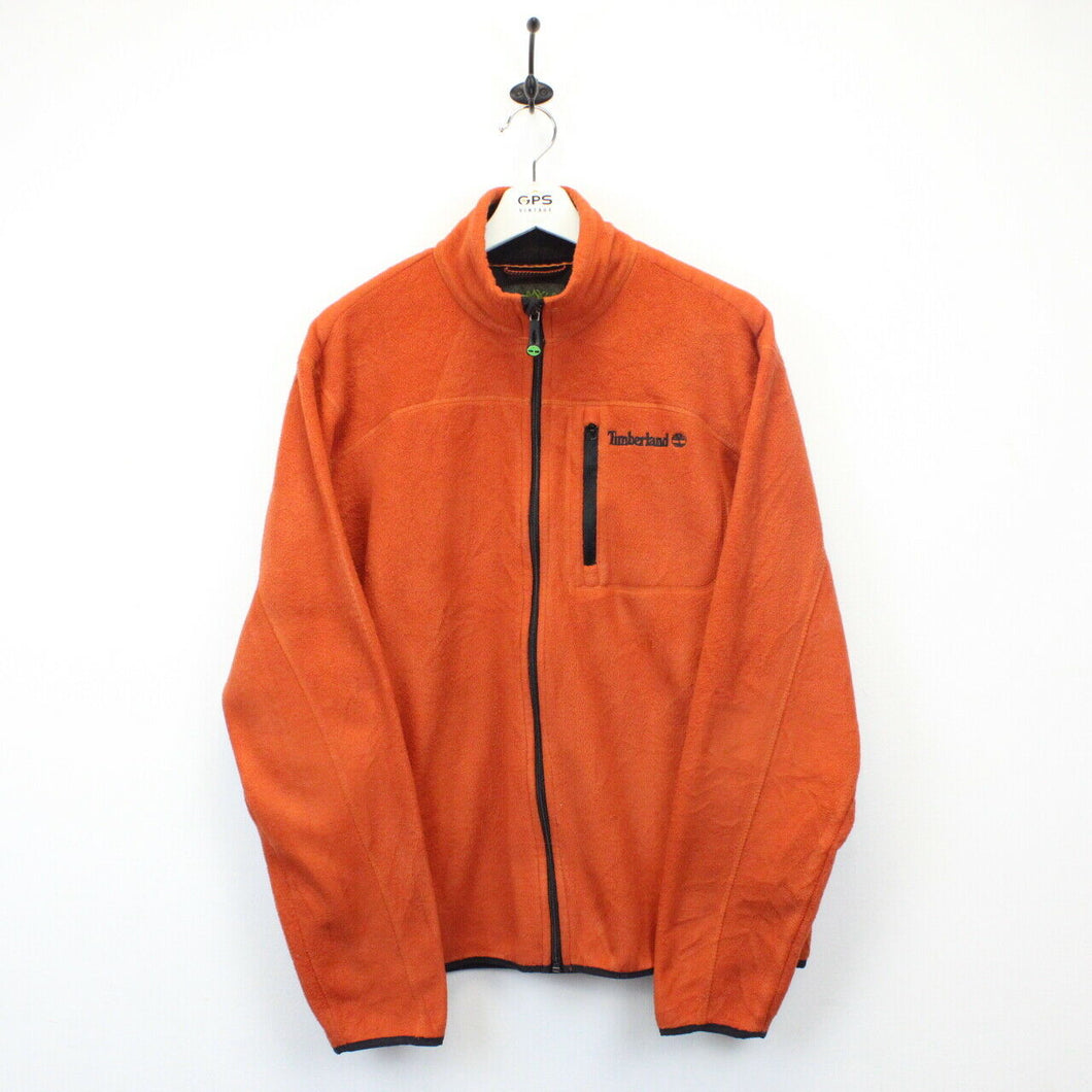 TIMBERLAND 00s Fleece Jacket Orange | Large
