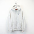 NIKE 00s Hoodie Light Grey | Large