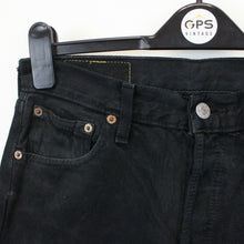 Load image into Gallery viewer, Womens LEVIS 501 Jeans Black | W28 L34
