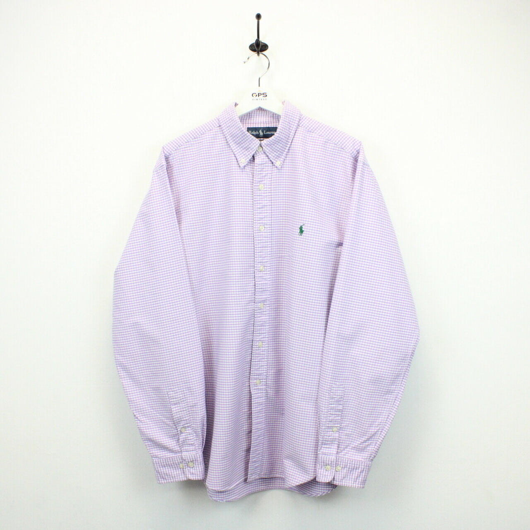 RALPH LAUREN 90s Shirt Purple | XL