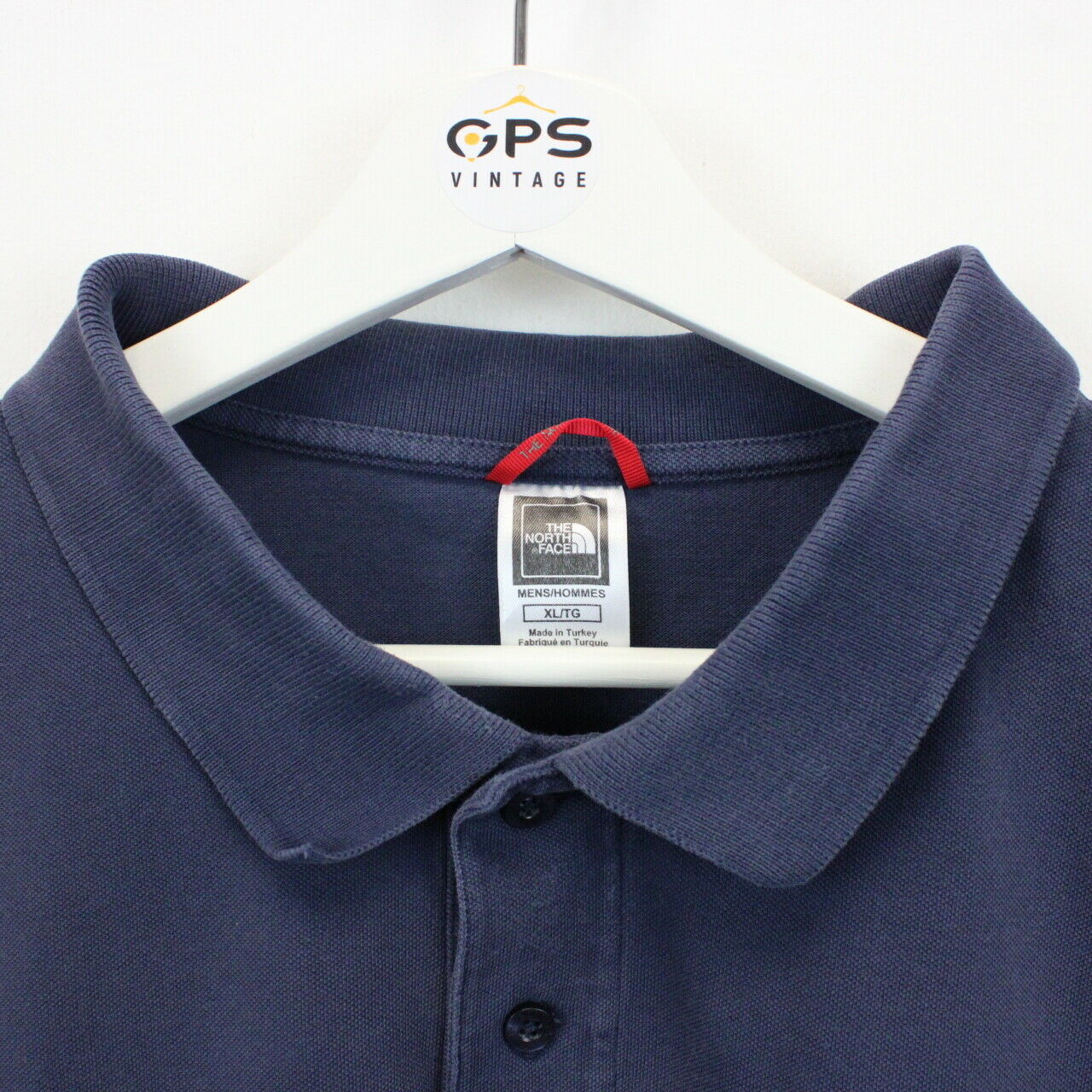 THE NORTH FACE Polo Shirt Navy Blue | XL