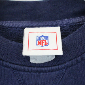 NFL 00s New England PATRIOTS Sweatshirt Navy Blue | Large