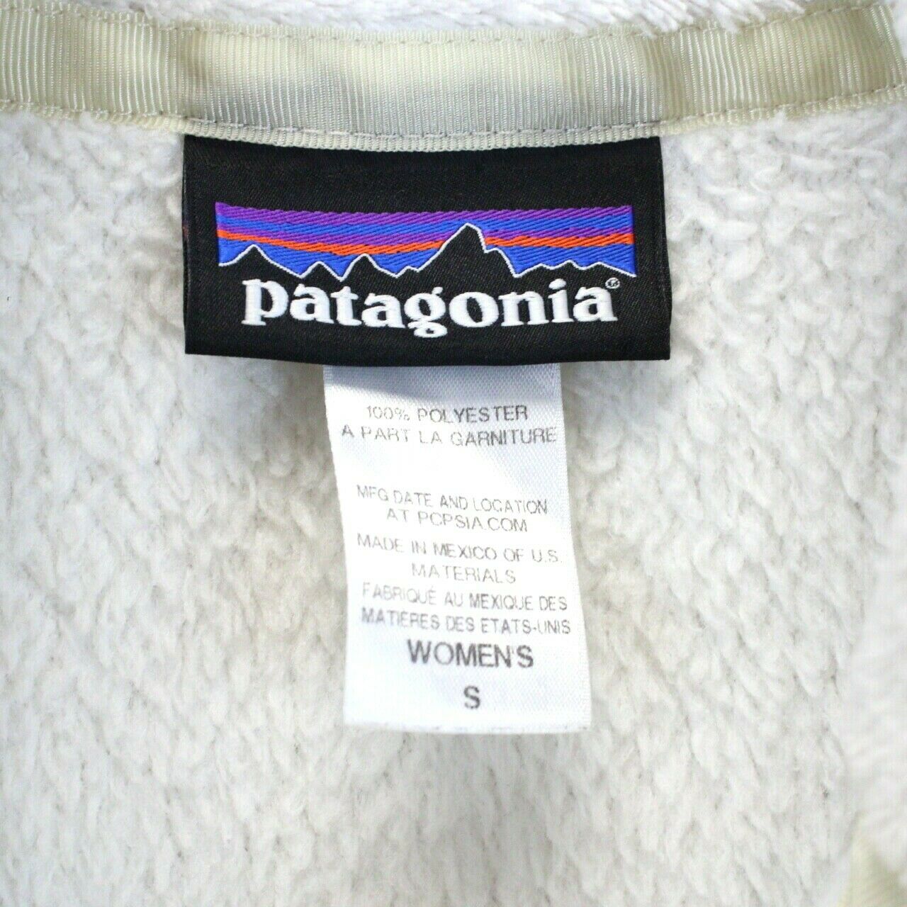 Womens PATAGONIA Fleece White | Small