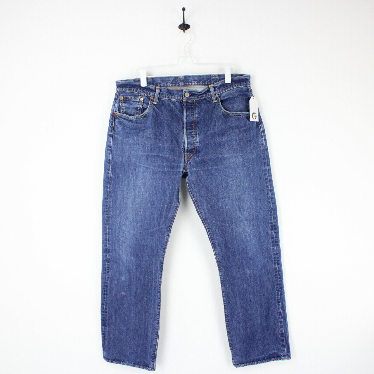Mens LEVIS 501 Jeans Mid Blue | W38 L32