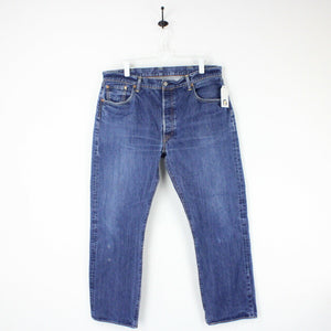 Mens LEVIS 501 Jeans Mid Blue | W38 L32