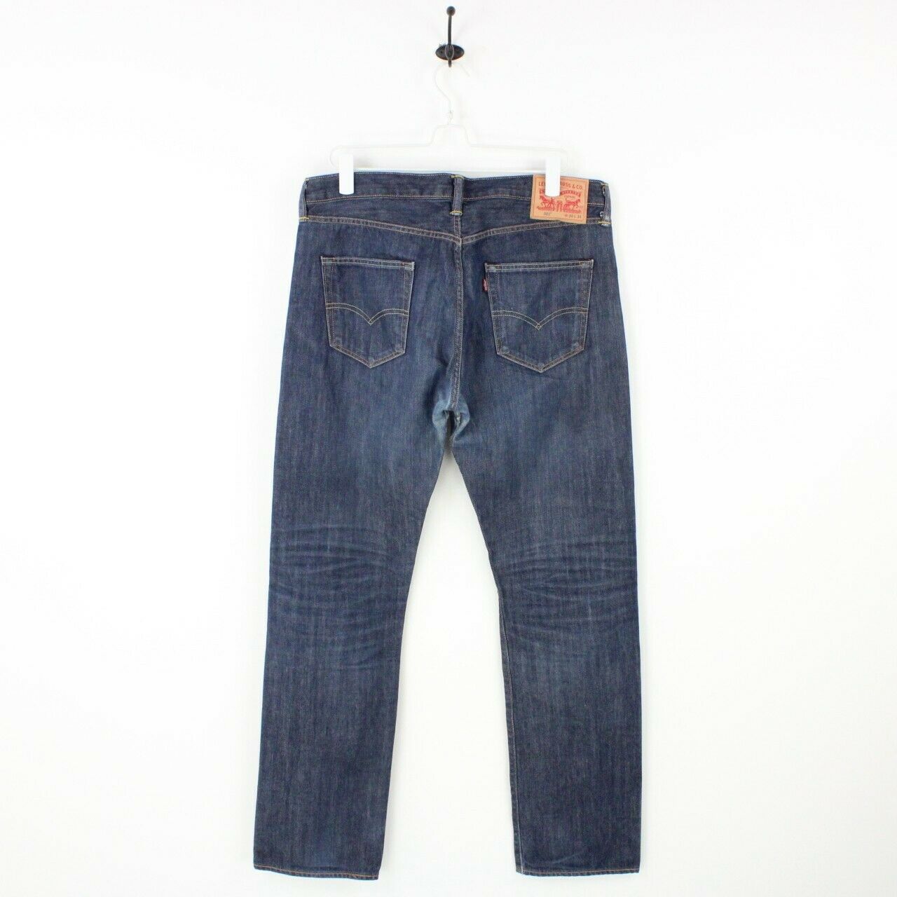 Mens LEVIS 501 Jeans Dark Blue | W36 L34