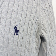 Load image into Gallery viewer, Womens RALPH LAUREN Knit Sweatshirt Grey | XS
