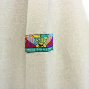 LONSDALE 00s Sweatshirt Beige | Large