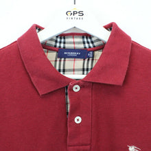 Load image into Gallery viewer, BURBERRY Polo Shirt Red | Medium
