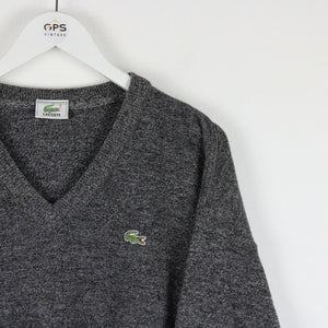 LACOSTE Knit Sweatshirt Grey | Medium