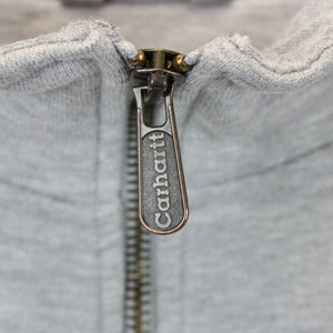 CARHARTT 1/4 Zip Sweatshirt Grey | Medium