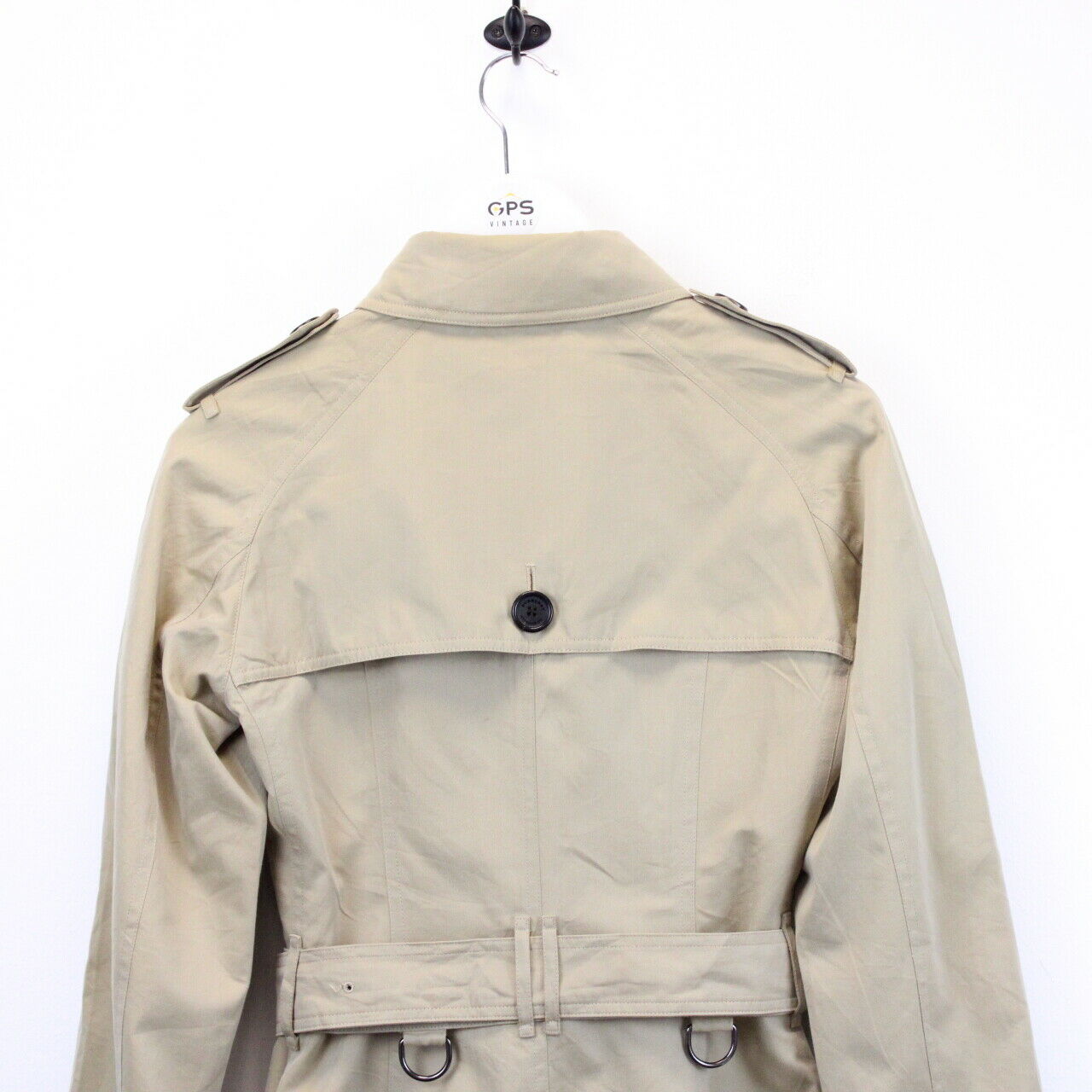 Womens BURBERRY Mac Trench Coat Beige | XS