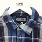 Flannel Plaid Shirt Blue | Small