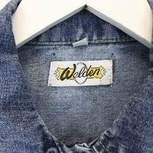 Load image into Gallery viewer, Womens 80s Denim Jacket Light Blue | Small

