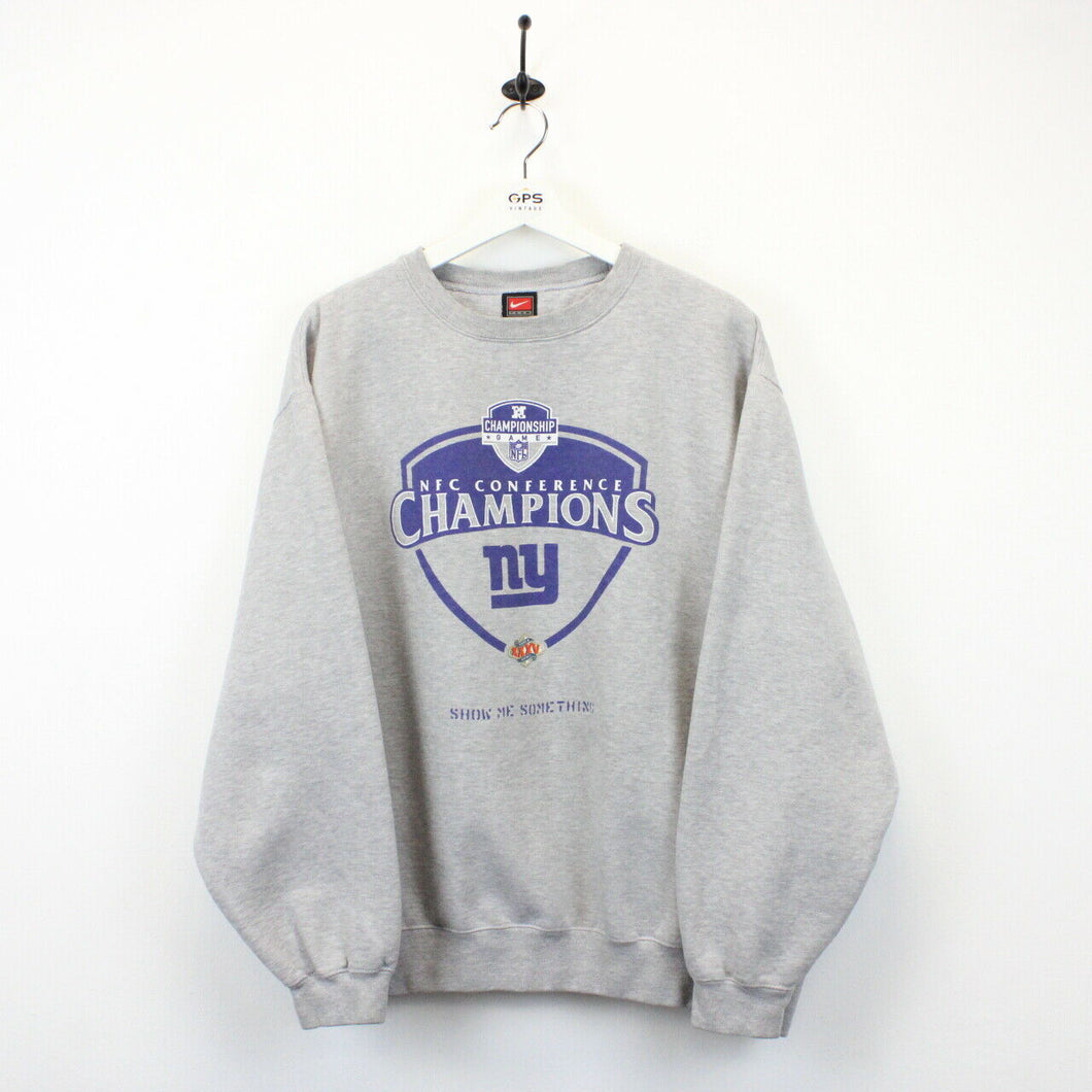 NFL NIKE TEAM 00s New York GIANTS Sweatshirt Grey | XL