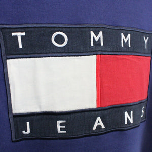 TOMMY HILFIGER 90s Sweatshirt Navy Blue | Medium