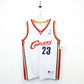 NBA CHAMPION 00s Cleveland CAVALIERS Jersey White | Large