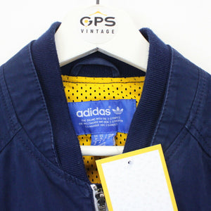 ADIDAS ORIGINALS Harrington Jacket Navy Blue | Medium