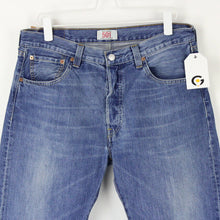 Load image into Gallery viewer, Mens LEVIS 501 Jeans Mid Blue | W34 L34
