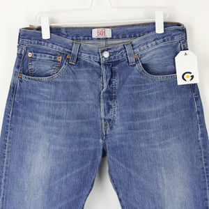 Mens LEVIS 501 Jeans Mid Blue | W34 L34