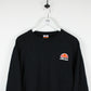 ELLESSE Sweatshirt Black | Medium