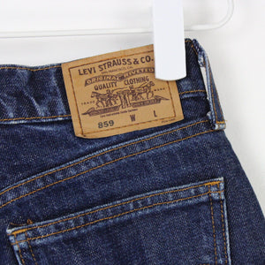 Womens LEVIS 859 Jeans Dark Blue | W23 L28