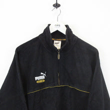 Load image into Gallery viewer, PUMA KING 90s 1/4 Zip Fleece Black | Medium
