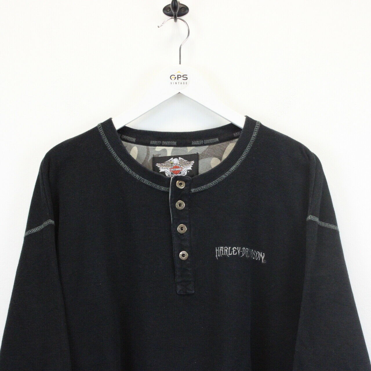 HARLEY DAVIDSON 00s Sweatshirt Black | XXL