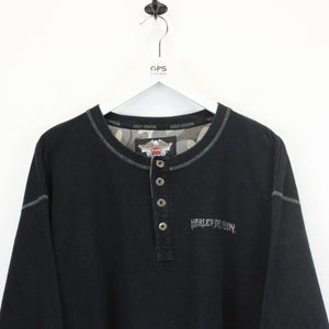 HARLEY DAVIDSON 00s Sweatshirt Black | XXL