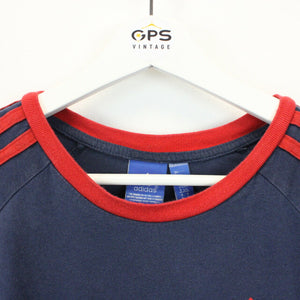 ADIDAS ORIGINALS T-Shirt Navy Blue | Large