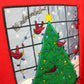 90s Christmas Sweatshirt Red | Large