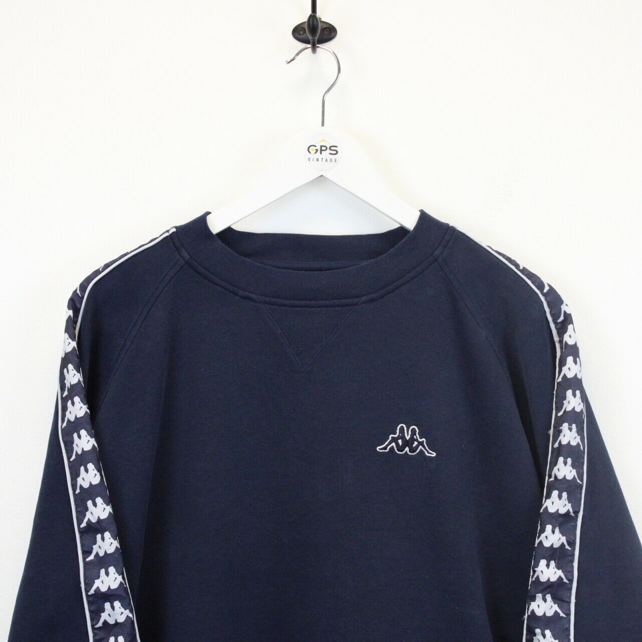 KAPPA Sweatshirt Navy Blue | XL