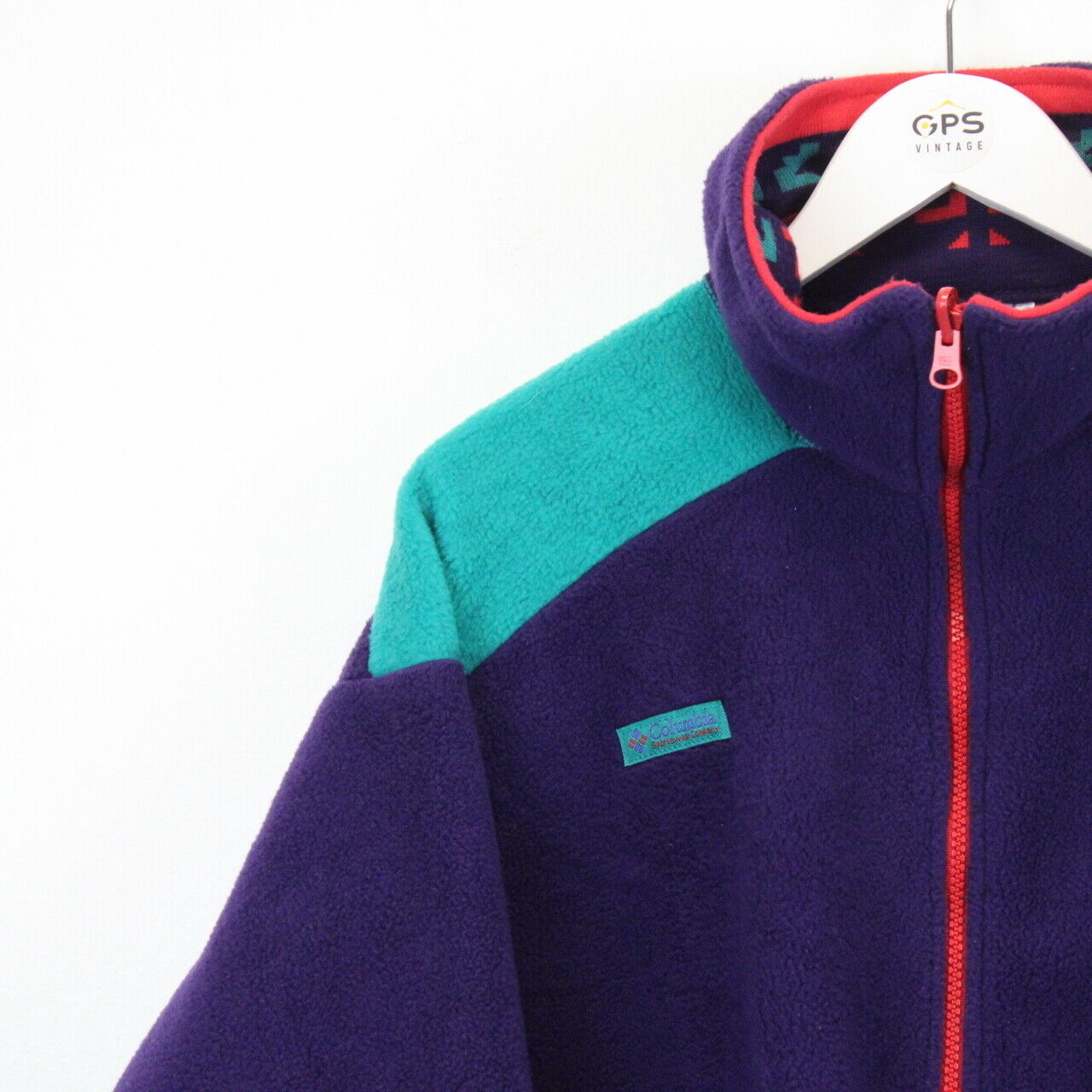 COLUMBIA 90s Fleece Jacket Multicolour | Medium