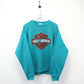 HARLEY DAVIDSON 90s Sweatshirt Green | Large