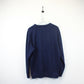 ADIDAS Sweatshirt Navy Blue | Large