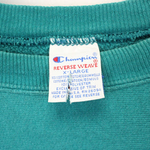 CHAMPION 90s Sweatshirt Green | XL
