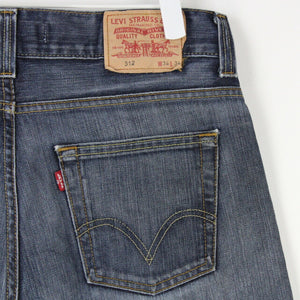 Mens LEVIS 512 Jeans Dark Blue | W34 L32