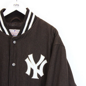 MLB 90s New York YANKEES Jacket Brown | XXL